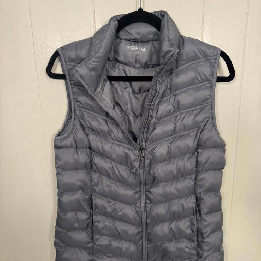 32 Degrees Women's Grey Puffer Vest